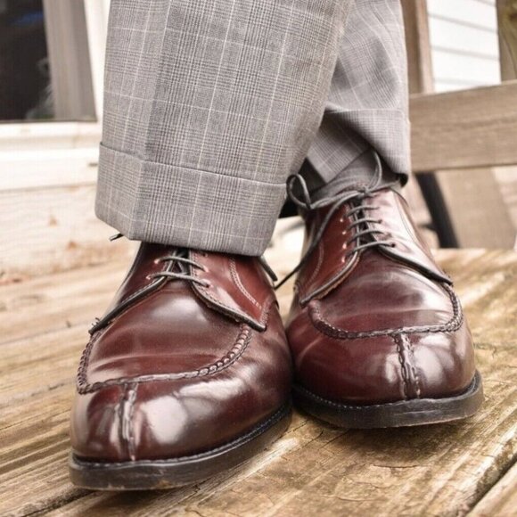 Allen Edmonds Bradley Dress Split Toe Derby Shoe Size 8 - Picture 1 of 13